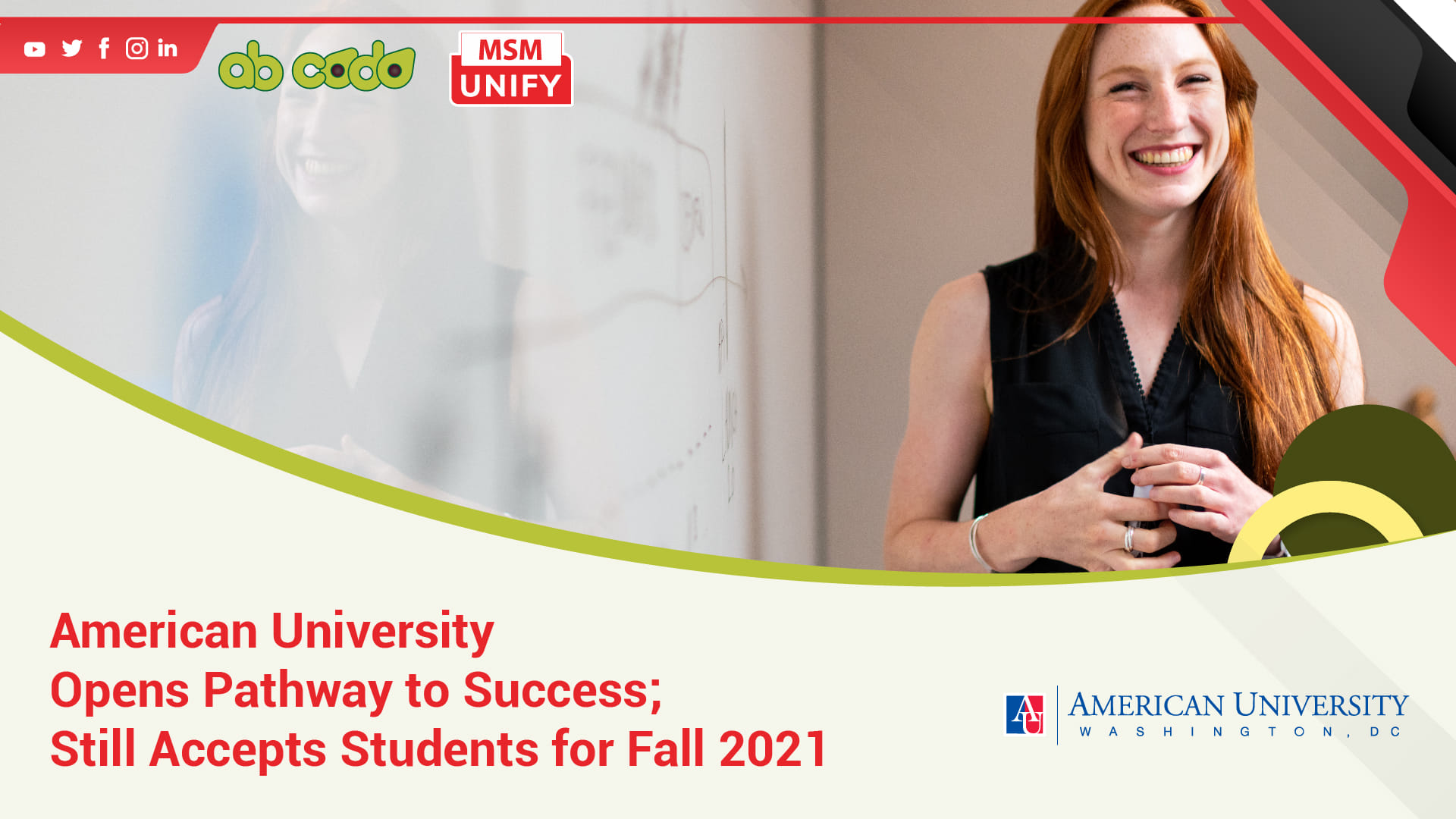 american university opens pathway to success