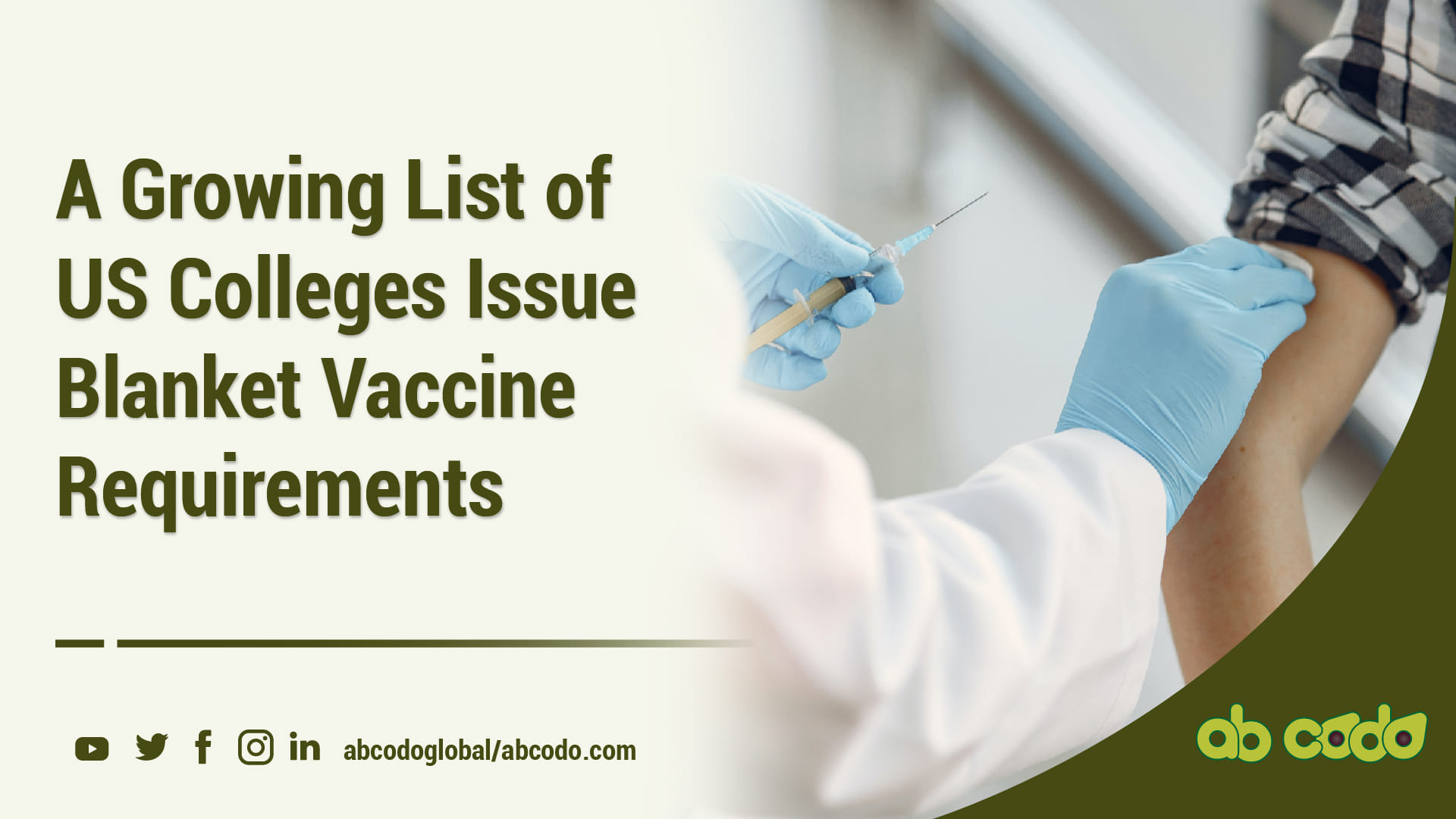 list of colleges that requires vaccination