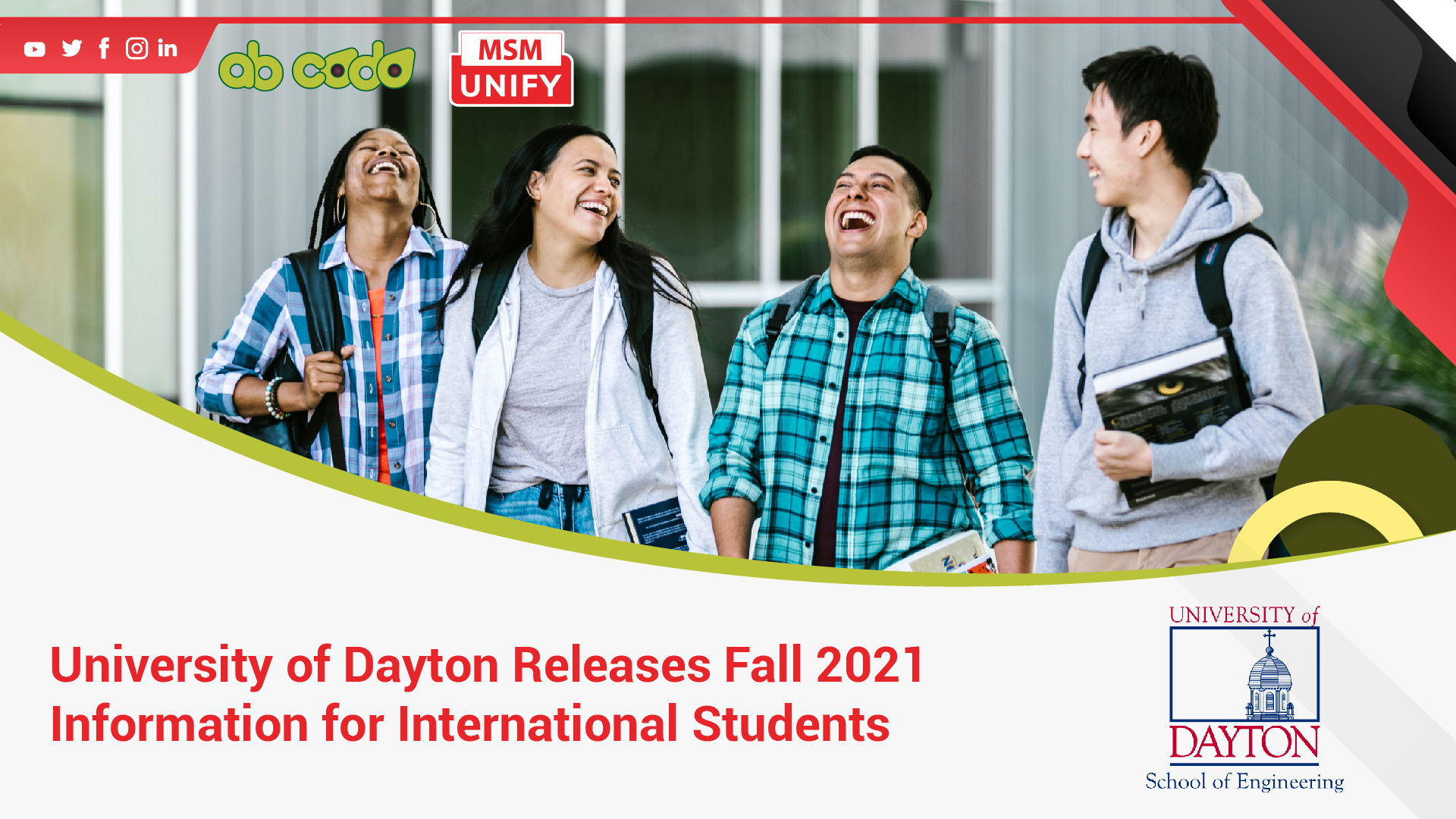 university of dayton releases info for international students