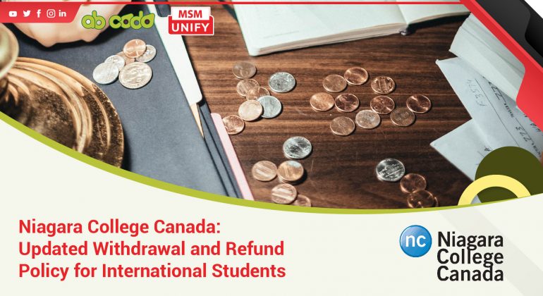 niagara college withdrawal refund policy international students