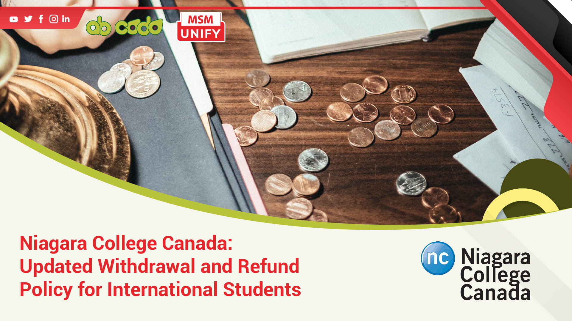 niagara college withdrawal refund policy international students