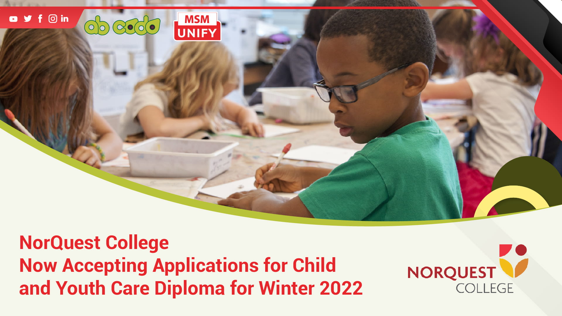 NorQuest College Now Accepting Applications For Child And Youth Care 