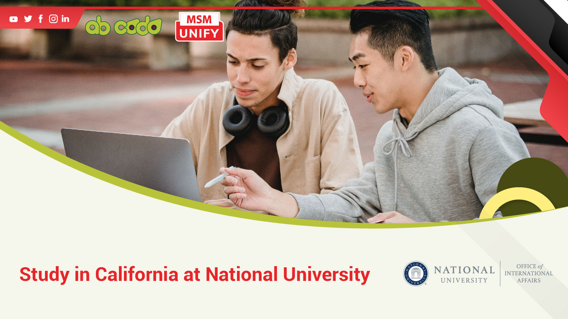 guys looking for campus to study in california