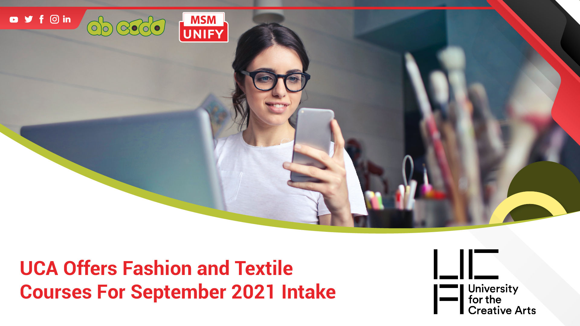 uca fashion and textile courses