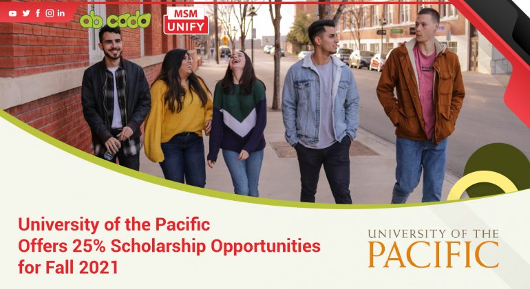 university of the pacific scholarship opportunities blog post banner