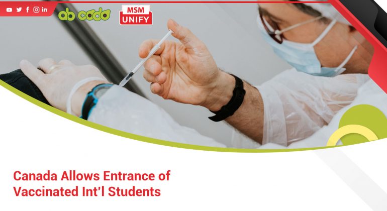 canada allows vaccinated students
