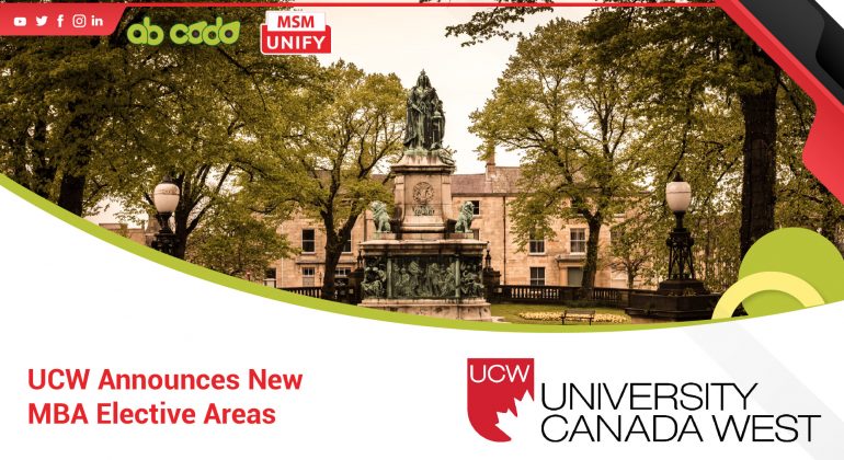 ucw new elective areas banner