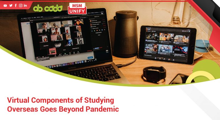 virtual components studying overseas