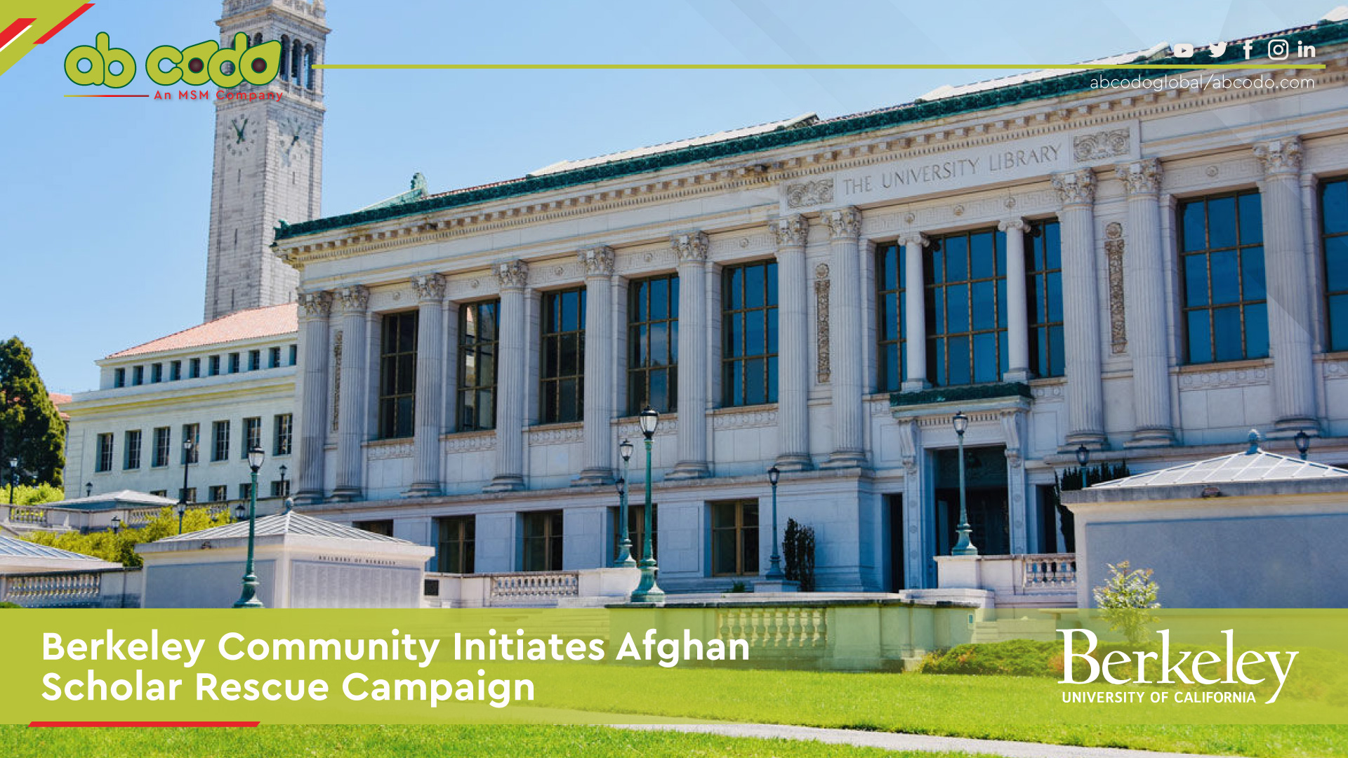 Berkeley Community Initiates Afghan Scholar Rescue Campaign