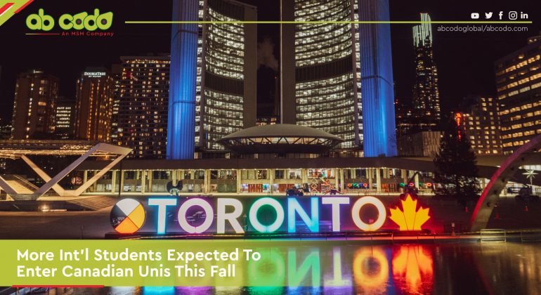 More Int’l Students Expected To Enter Canadian