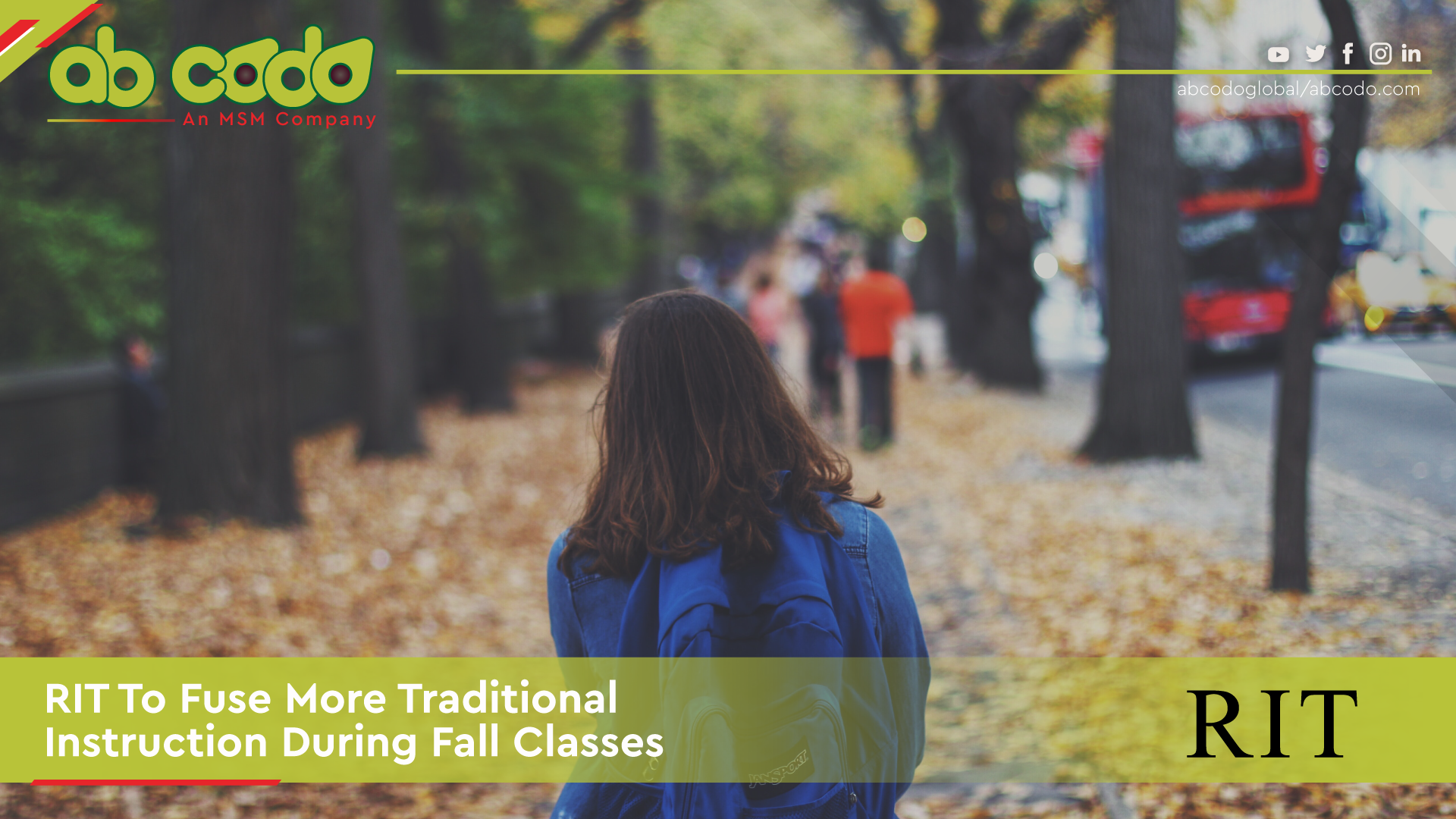 RIT To Fuse More Traditional Instruction During Fall Classes