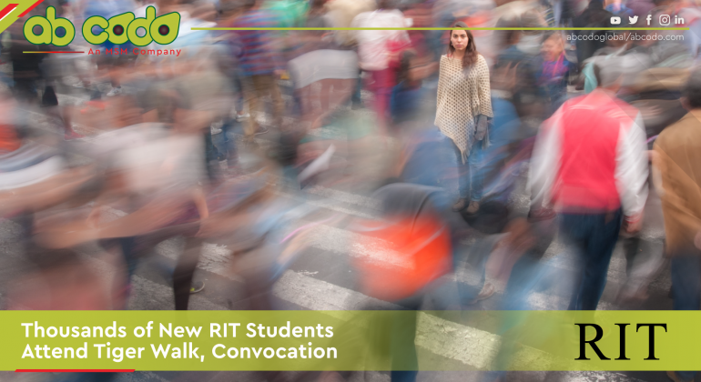 Thousands of New RIT Students Attend Tiger Walk, Convocation