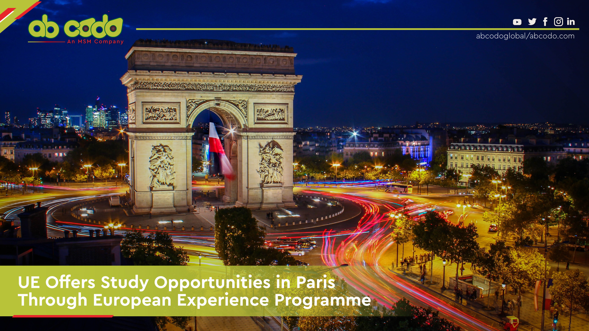 UE Offers Study Opportunities in Paris