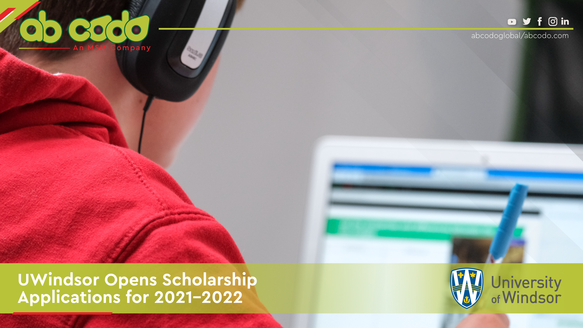 UWindsor Opens Scholarship Applications for 2021-2022