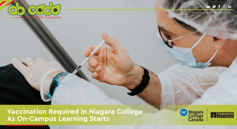 Vaccination Required in Niagara College As On-Campus Learning Starts