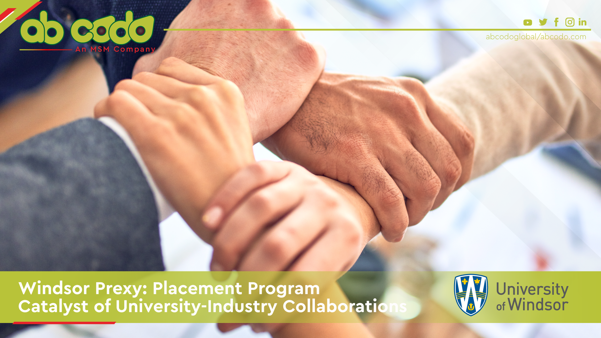 Windsor Prexy: Placement Program Catalyst of University-Industry Collaborations