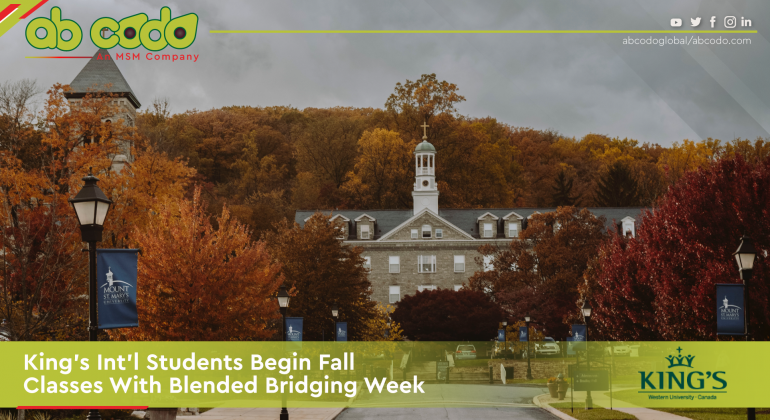 King’s Int’l Students Begin Fall Classes With Blended Bridging Week