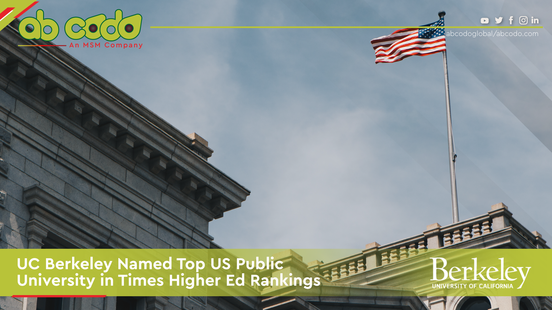 UC Berkeley Named Top US Public University in Times Higher Ed Rankings