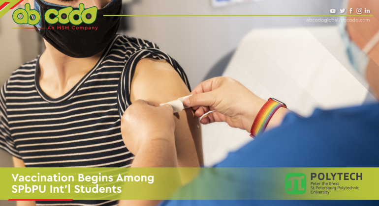 Vaccination Begins Among SPbPU Int’l Students