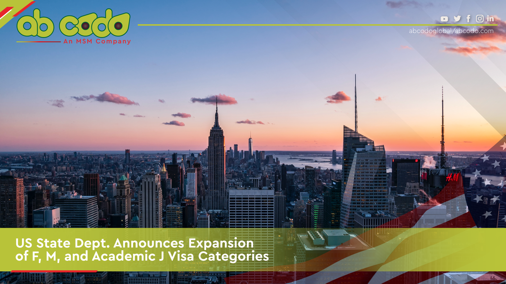 expansion of f m academic visa categories