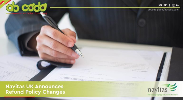 navitas refund policy banner