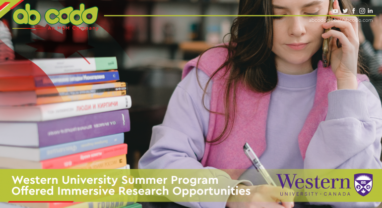 western university summer program banner