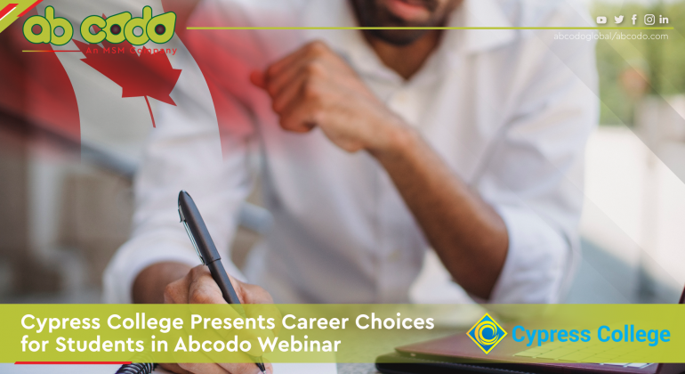 Cypress College Presents Career Choices for Students in Abcodo Webinar