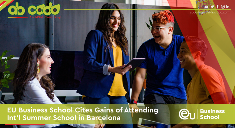 eu business school summer school barcelona banner