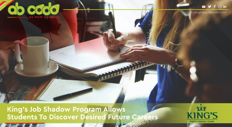 kings job shadow program banner