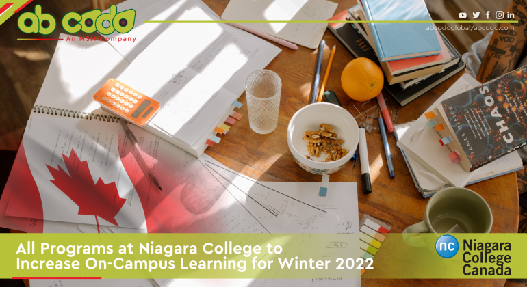 niagara college on learning banner