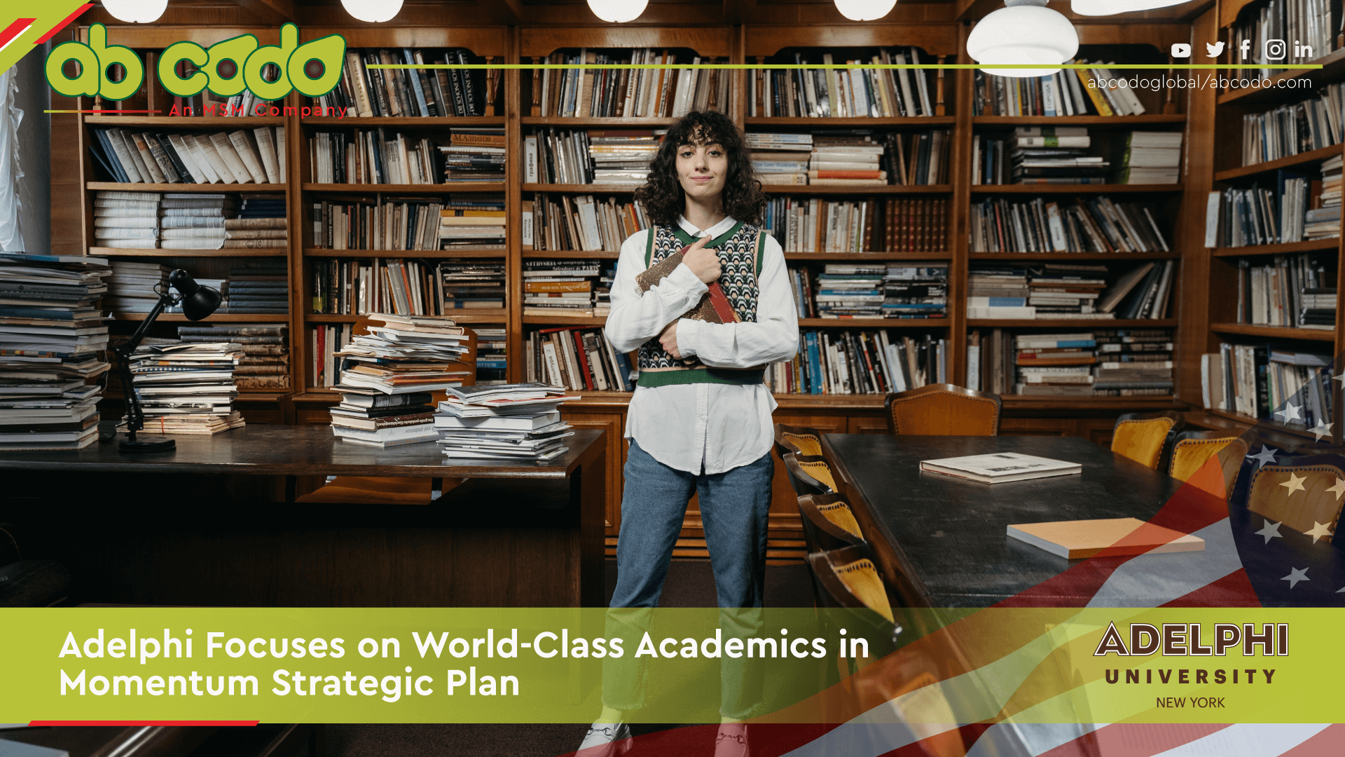 Adelphi Focuses on World-Class Academics in Momentum Strategic Plan
