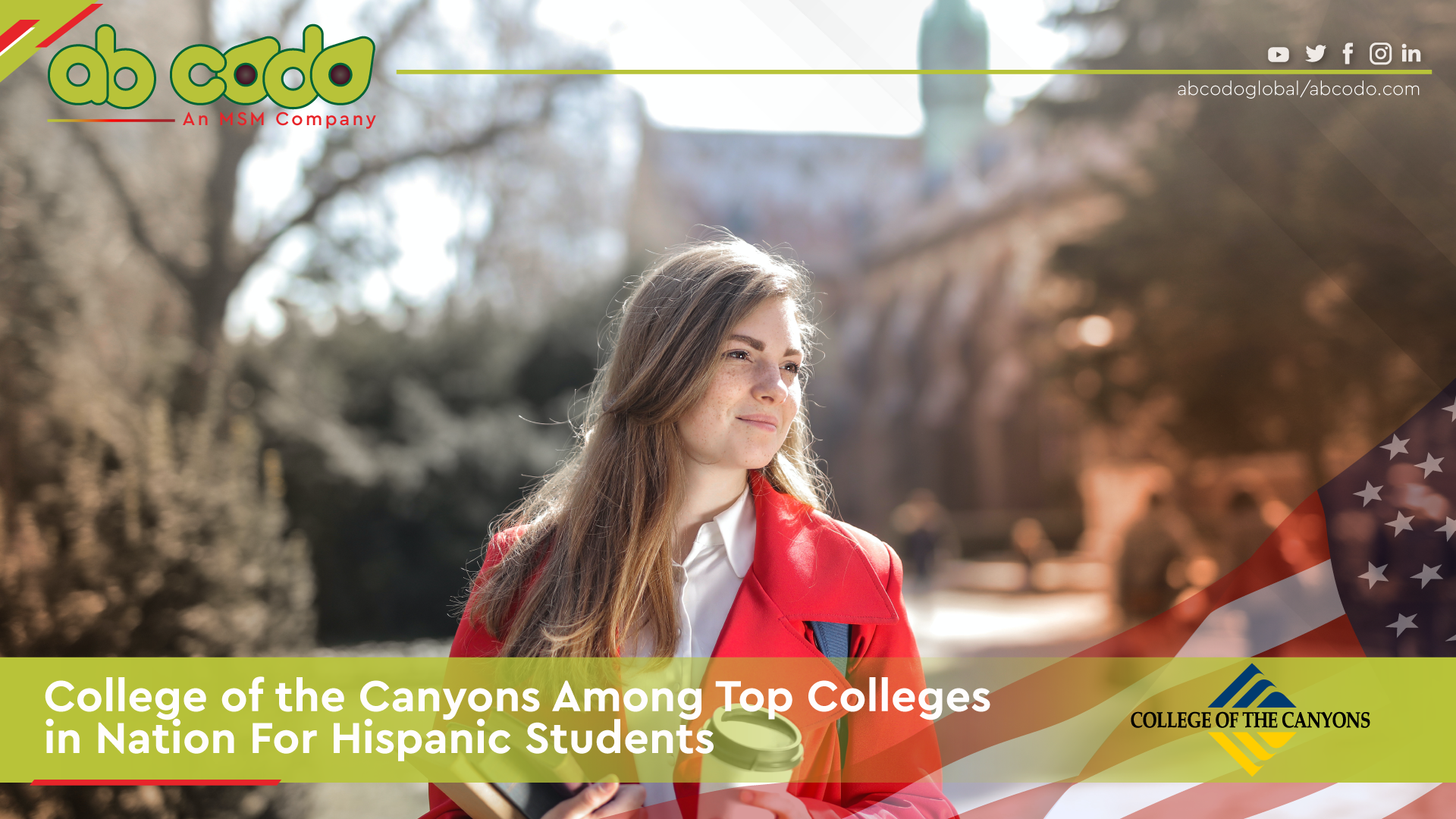 College of the Canyons Top College Hispanic Student