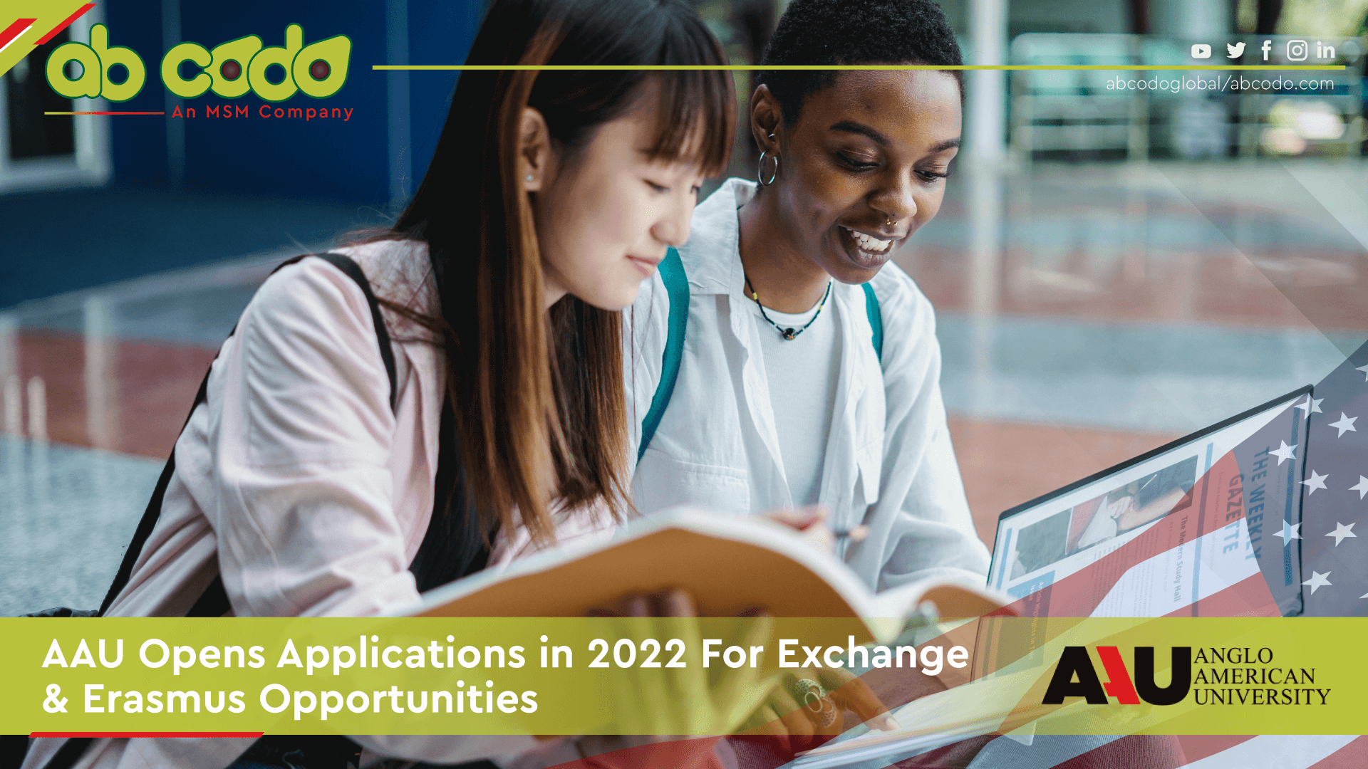 AAU Opens Applications in 2022 For Exchange & Erasmus Opportunities