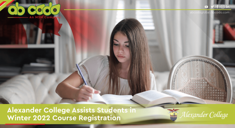 Alexander College Assists Students in Winter 2022 Course Registration