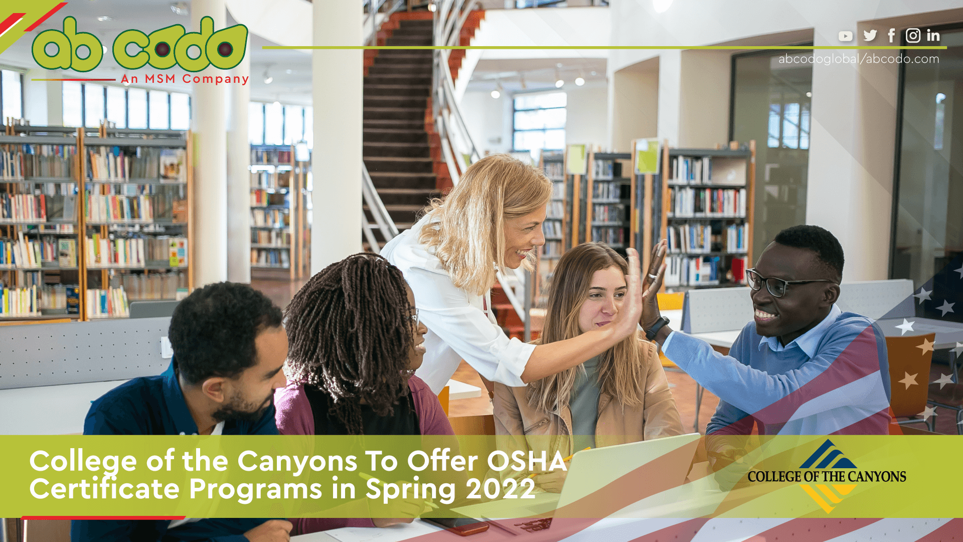College of the Canyons To Offer OSHA Certificate Programs in Spring 2022