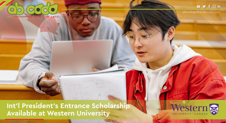 Int’l President’s Entrance Scholarship Available at Western University