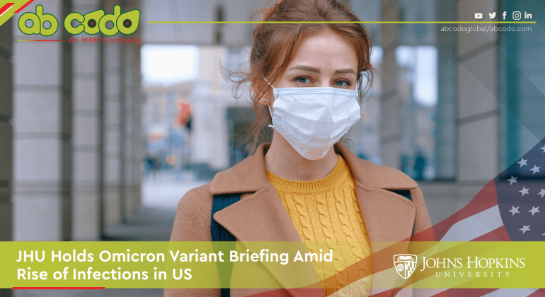 JHU Holds Omicron Variant Briefing Amid Rise of Infections in US