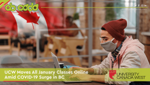 UCW Moves All January Classes Online Amid COVID-19 Surge in BC