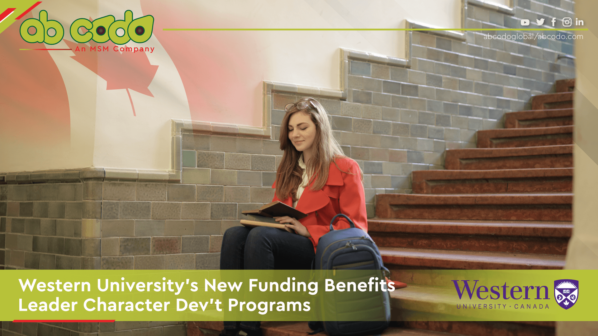 Western University’s New Funding Benefits Leader Character Dev’t Programs